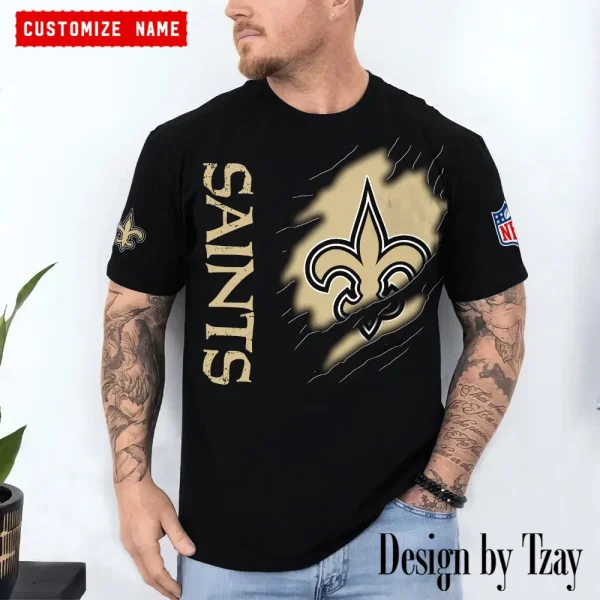 New Orleans Saints Summer Fashion Casual T-Shirt Gift For Sport Fans AZTS1067