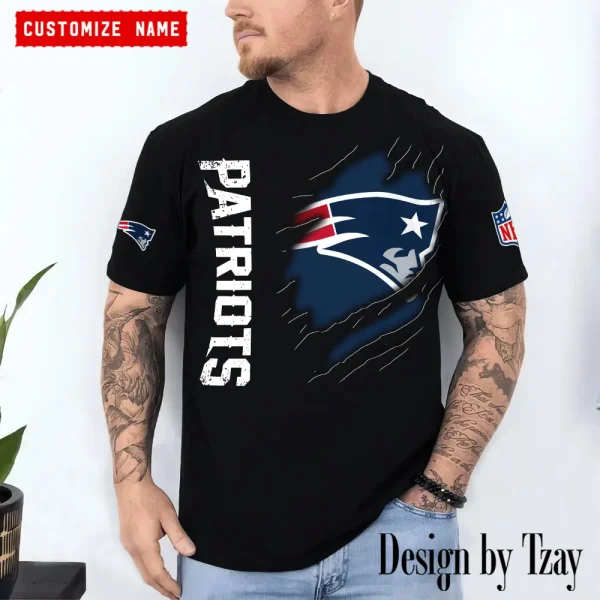 New England Patriots Summer Fashion Casual T-Shirt Gift For Sport Fans AZTS1068