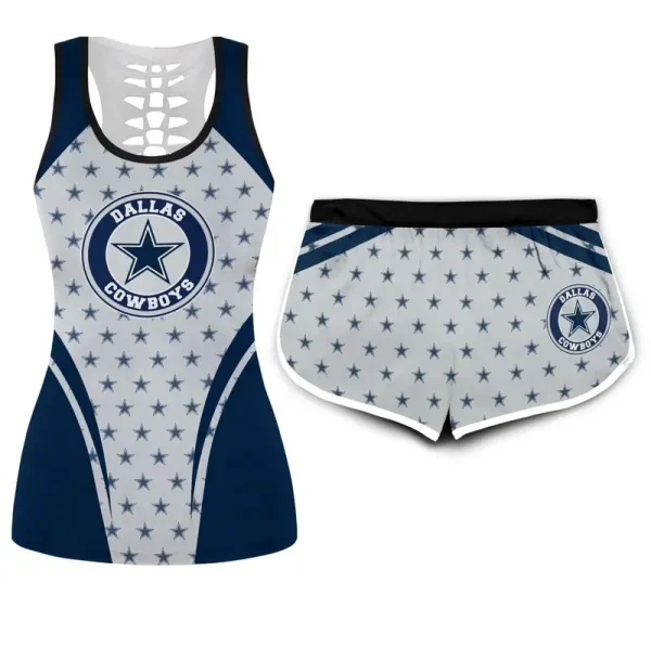 Dallas Cowboys Combo Hollow Tank Top Sports Shorts