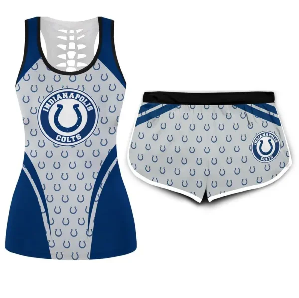 Indianapolis Colts  Combo Hollow Tank Top Sports Shorts