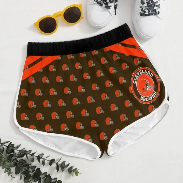 Cleveland Browns Combo Hollow Tank Top Sports Shorts - Image 2