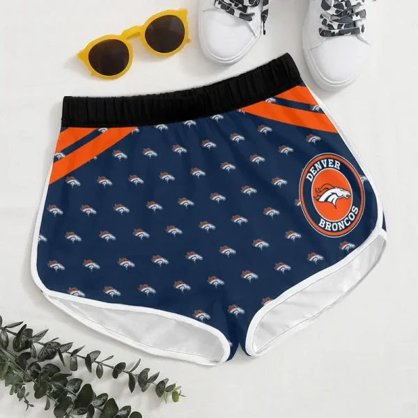 Denver Broncos Combo Hollow Tank Top Sports Shorts - Image 2