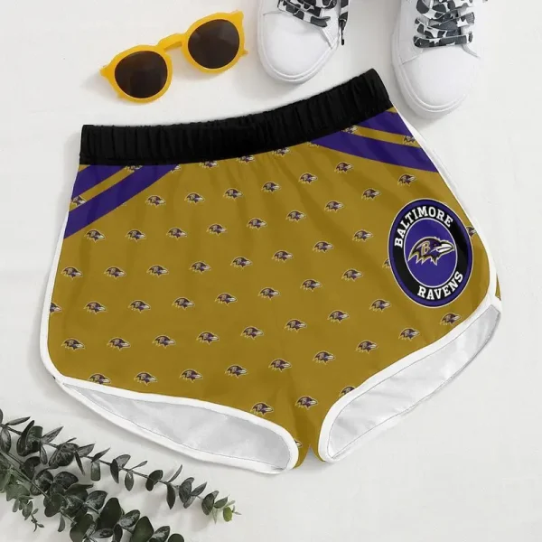 Baltimore Ravens Combo Hollow Tank Top Sports Shorts - Image 2