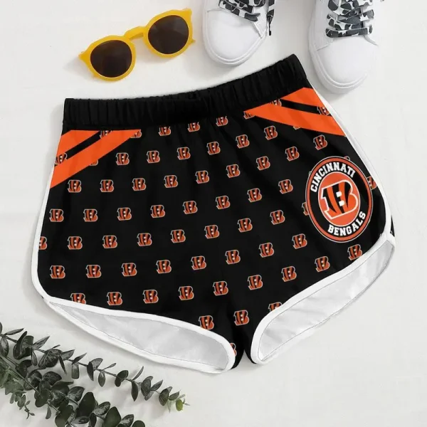 Cincinnati Bengals Combo Hollow Tank Top Sports Shorts - Image 2