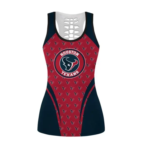 Houston Texans Combo Hollow Tank Top Sports Shorts - Image 3