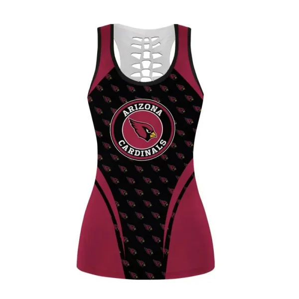 Arizona Cardinals Combo Hollow Tank Top Sports Shorts - Image 3
