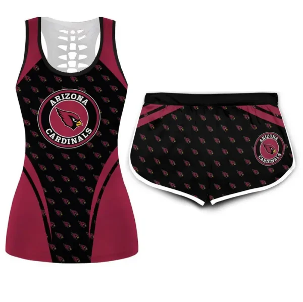 Arizona Cardinals Combo Hollow Tank Top Sports Shorts