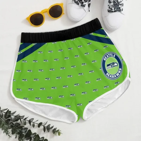 Seattle Seahawks Combo Hollow Tank Top Sports Shorts - Image 2