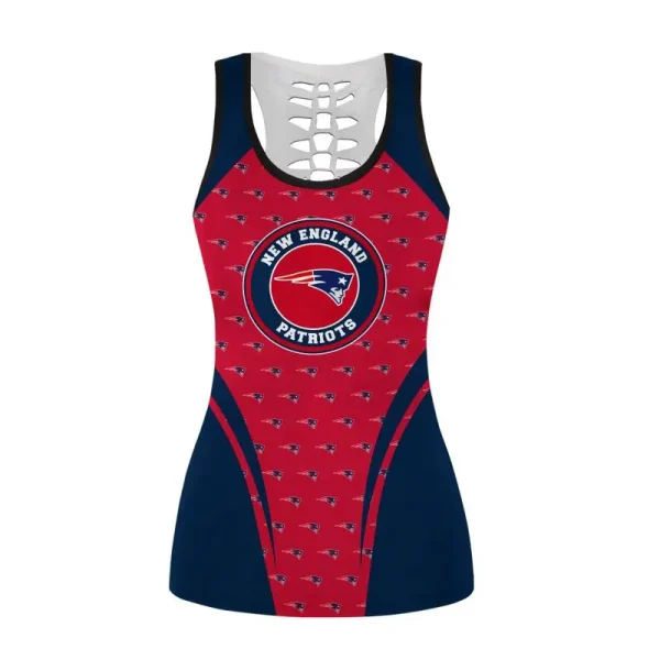 New England Patriots Combo Hollow Tank Top Sports Shorts - Image 3