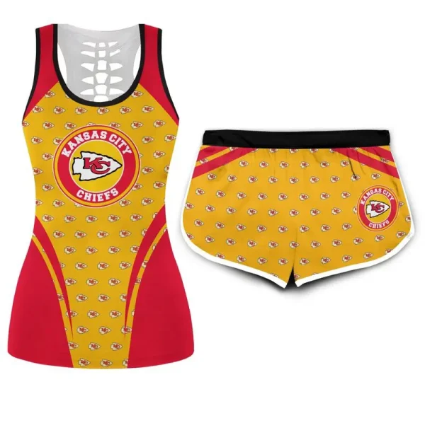 Kansas City Chiefs Combo Hollow Tank Top Sports Shorts