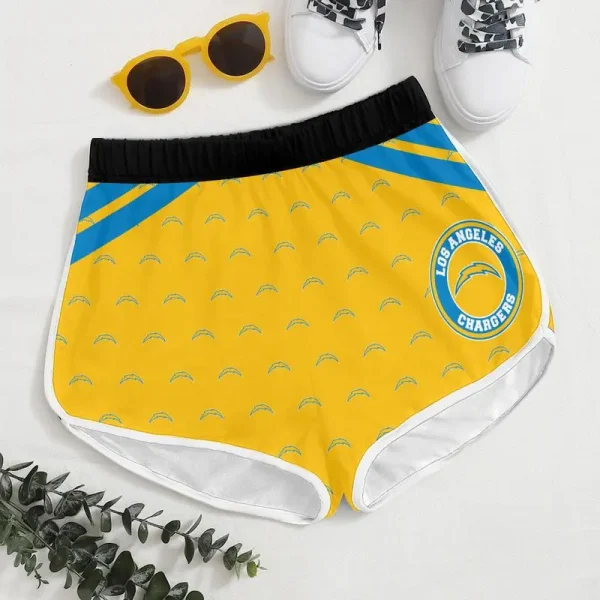 Los Angeles Chargers Combo Hollow Tank Top Sports Shorts - Image 2