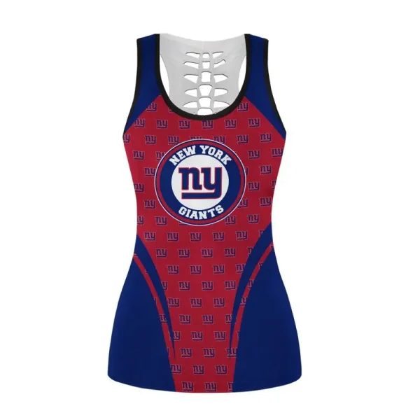 New York Giants Combo Hollow Tank Top Sports Shorts - Image 3