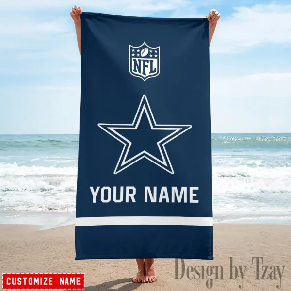 Dallas Cowboys Personalized Limited Edition Beach Towel For Fan AZBTOWEL363