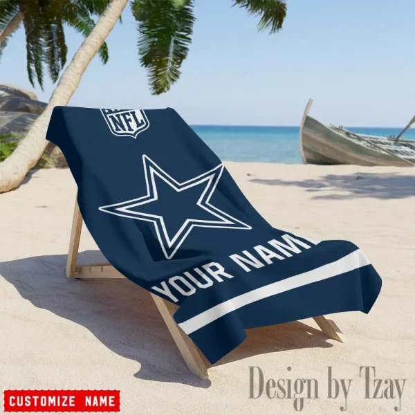 Dallas Cowboys Personalized Limited Edition Beach Towel For Fan AZBTOWEL363 - Image 3