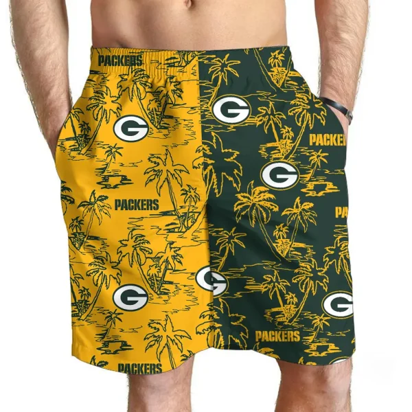 Green Bay Packers Casual Men's Drawstring Shorts Trending 2025 BGSHORT172