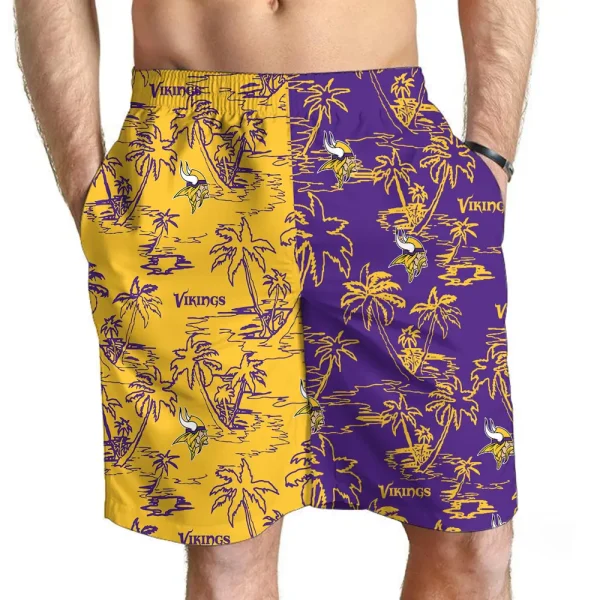 Minnesota Vikings Casual Men's Drawstring Shorts Trending 2025 BGSHORT181