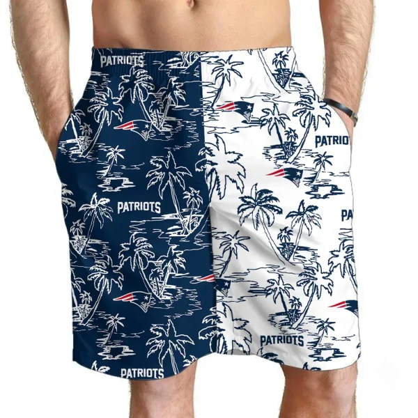 New England Patriots Casual Men's Drawstring Shorts Trending 2025 BGSHORT182