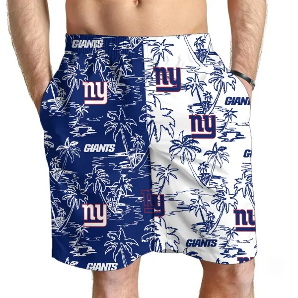 New York Giants Casual Men's Drawstring Shorts Trending 2025 BGSHORT184