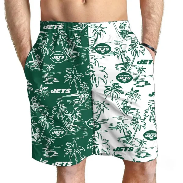 New York Jets Casual Men's Drawstring Shorts Trending 2025 BGSHORT185