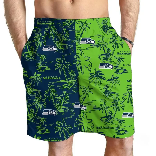 Seattle Seahawks Casual Men's Drawstring Shorts Trending 2025 BGSHORT189