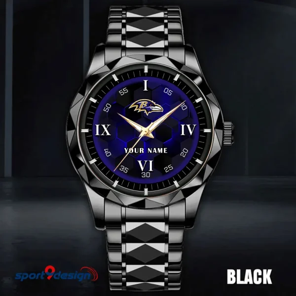 Baltimore Ravens Luxury Diamond Men Wristwatch Trending 2025 SPTDMW100 - Image 3