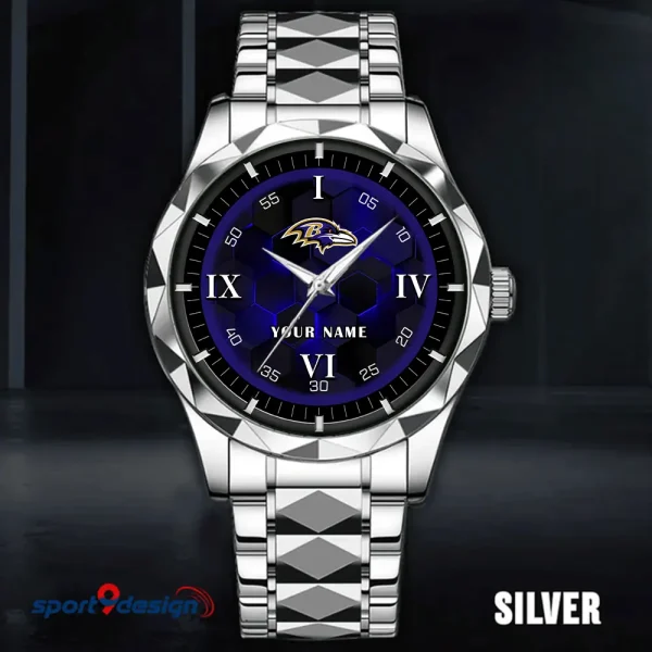Baltimore Ravens Luxury Diamond Men Wristwatch Trending 2025 SPTDMW100 - Image 4