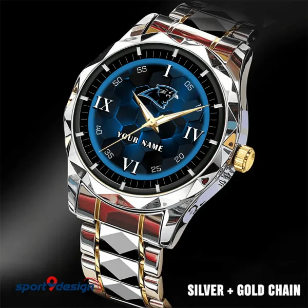 Carolina Panthers Luxury Diamond Men Wristwatch Trending 2025 SPTDMW102 - Image 3