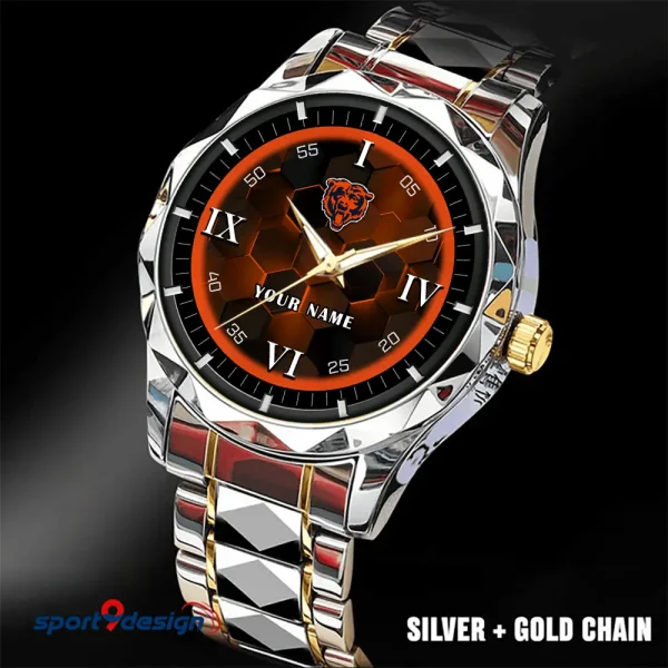 Chicago Bears Luxury Diamond Men Wristwatch Trending 2025 SPTDMW103 - Image 5