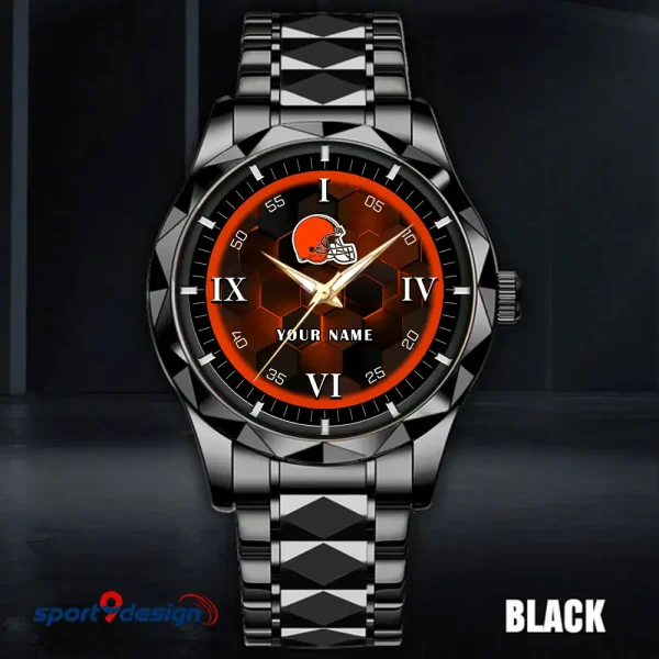 Cleveland Browns Luxury Diamond Men Wristwatch Trending 2025 SPTDMW105 - Image 4
