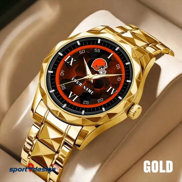 Cleveland Browns Luxury Diamond Men Wristwatch Trending 2025 SPTDMW105 - Image 5