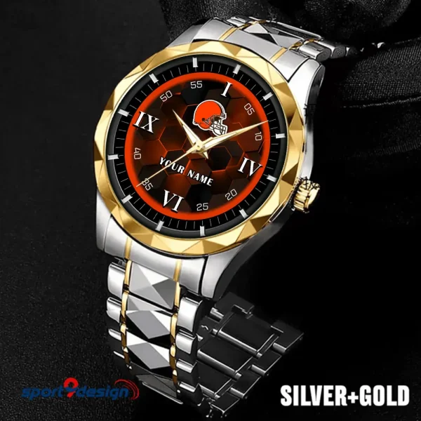 Cleveland Browns Luxury Diamond Men Wristwatch Trending 2025 SPTDMW105