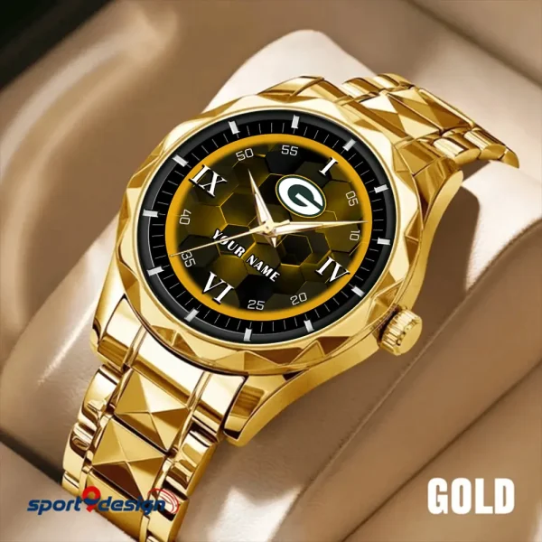 Green Bay Packers Luxury Diamond Men Wristwatch Trending 2025 SPTDMW109 - Image 3
