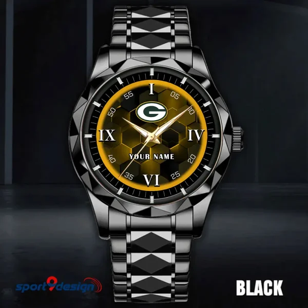 Green Bay Packers Luxury Diamond Men Wristwatch Trending 2025 SPTDMW109 - Image 4