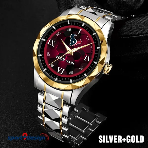 Houston Texans Luxury Diamond Men Wristwatch Trending 2025 SPTDMW110