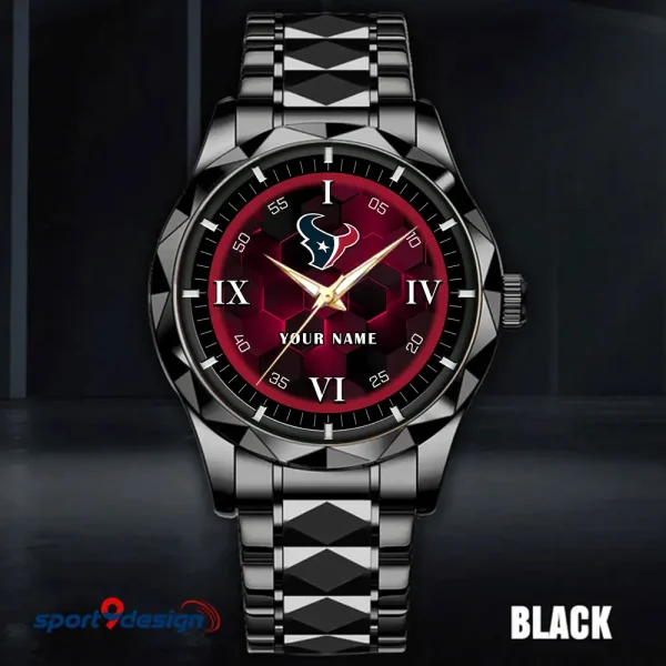 Houston Texans Luxury Diamond Men Wristwatch Trending 2025 SPTDMW110 - Image 4