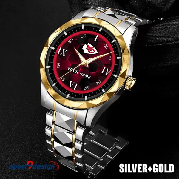 Kansas City Chiefs Luxury Diamond Men Wristwatch Trending 2025 SPTDMW113
