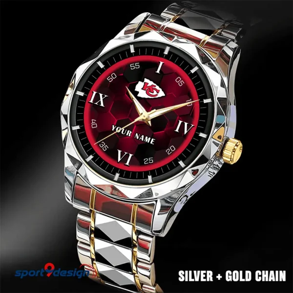 Kansas City Chiefs Luxury Diamond Men Wristwatch Trending 2025 SPTDMW113 - Image 5