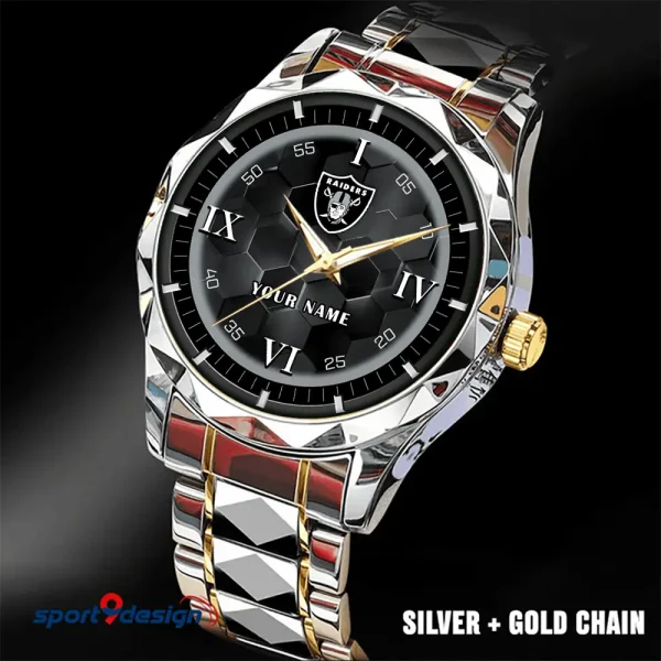 Las Vegas Raiders Luxury Diamond Men Wristwatch Trending 2025 SPTDMW114 - Image 5