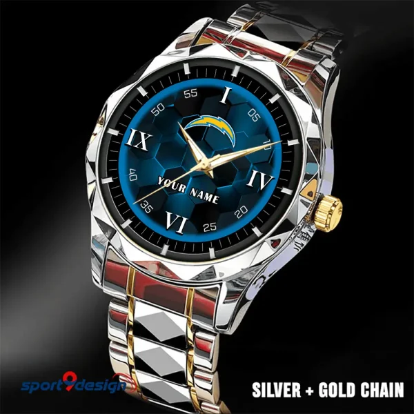 Los Angeles Chargers Luxury Diamond Men Wristwatch Trending 2025 SPTDMW115 - Image 2