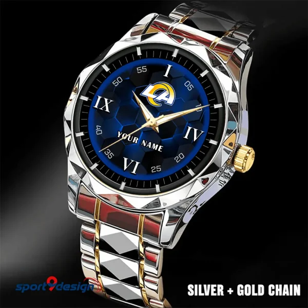 Los Angeles Rams Luxury Diamond Men Wristwatch Trending 2025 SPTDMW116 - Image 5