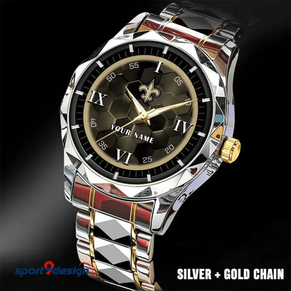 New Orleans Saints Luxury Diamond Men Wristwatch Trending 2025 SPTDMW120 - Image 3