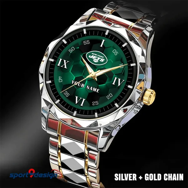 New York Jets Luxury Diamond Men Wristwatch Trending 2025 SPTDMW122 - Image 3