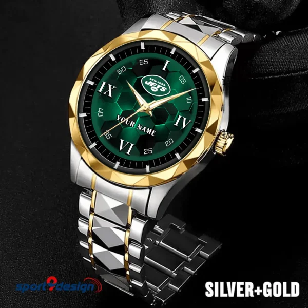 New York Jets Luxury Diamond Men Wristwatch Trending 2025 SPTDMW122