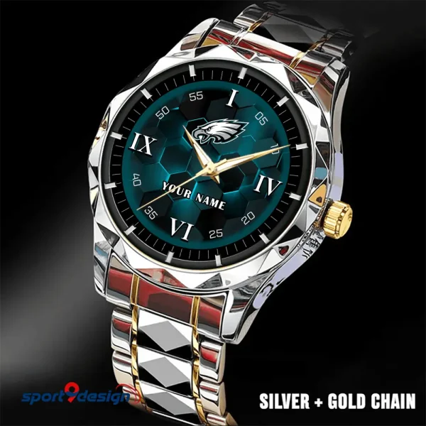 Philadelphia Eagles Luxury Diamond Men Wristwatch Trending 2025 SPTDMW123 - Image 3