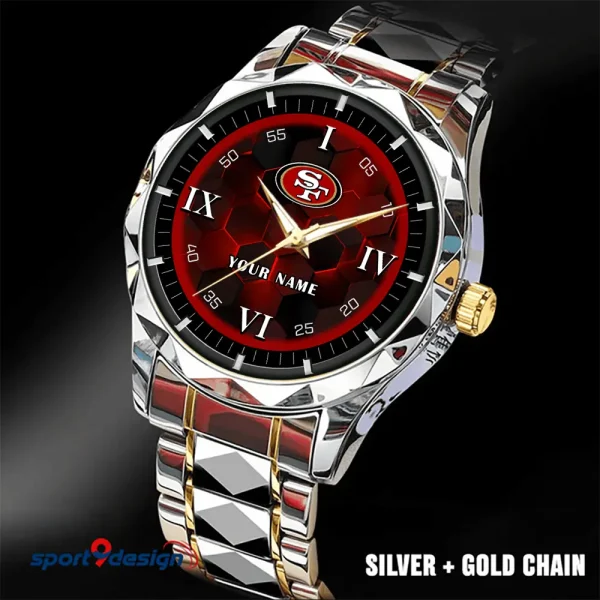 San Francisco 49ers Luxury Diamond Men Wristwatch Trending 2025 SPTDMW125 - Image 5