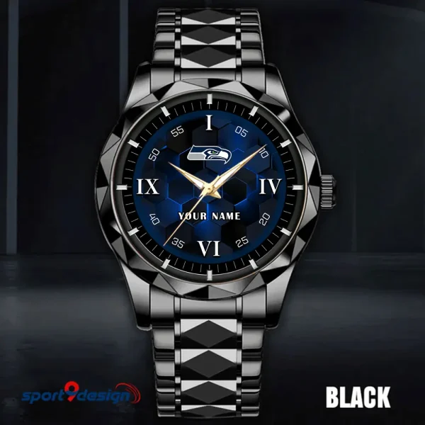 Seattle Seahawks Luxury Diamond Men Wristwatch Trending 2025 SPTDMW126 - Image 2