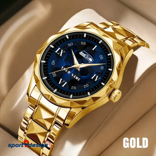 Seattle Seahawks Luxury Diamond Men Wristwatch Trending 2025 SPTDMW126 - Image 4