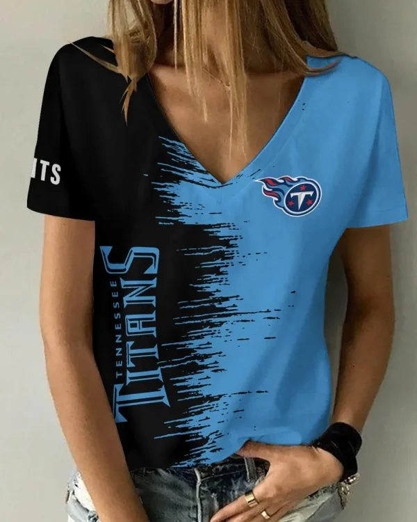 Tennessee Titans Summer New Women's Short Sleeve T-shirt 3D Trending 2025 BGVWTS031