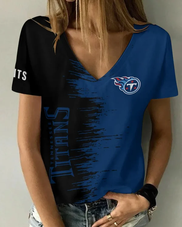 Tennessee Titans Summer New Women's Short Sleeve T-shirt 3D Trending 2025 BGVWTS031 - Image 2