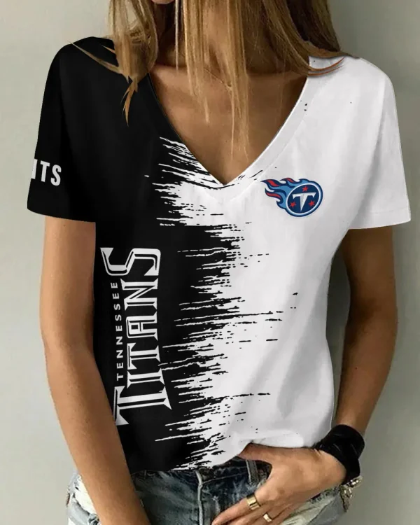 Tennessee Titans Summer New Women's Short Sleeve T-shirt 3D Trending 2025 BGVWTS031 - Image 3